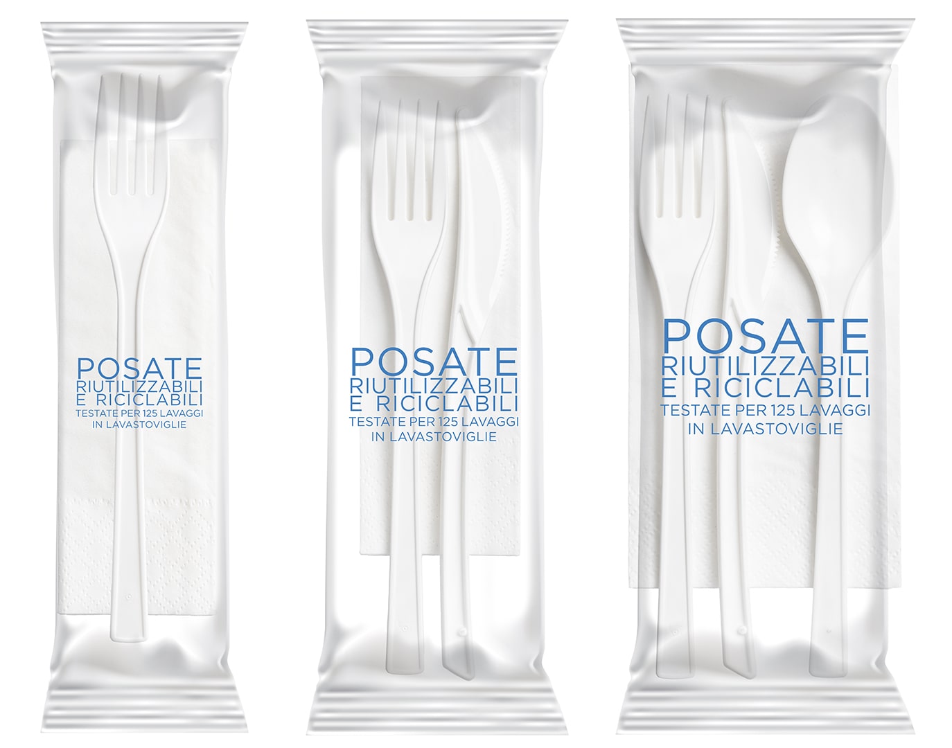 Kit posate lavabili
